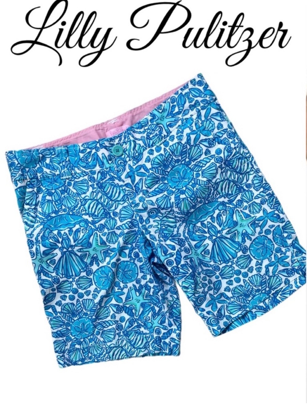 Lilly Pulitzer Sailor's Valentine Chipper Bermuda Shorts size 10 NWOT rare!